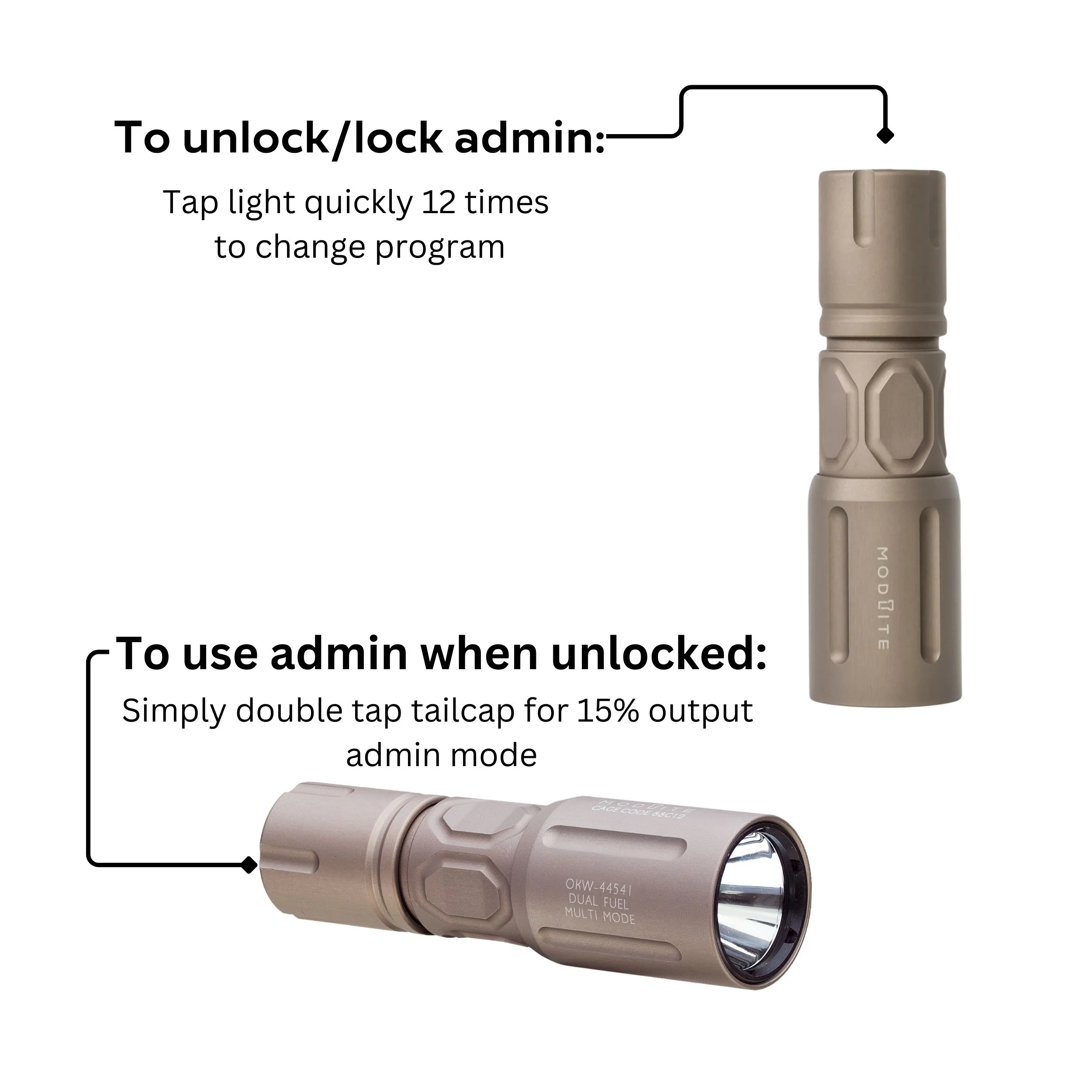Modlite Handheld Multi-Mode OKW V2 18650 Light Package - Image 7